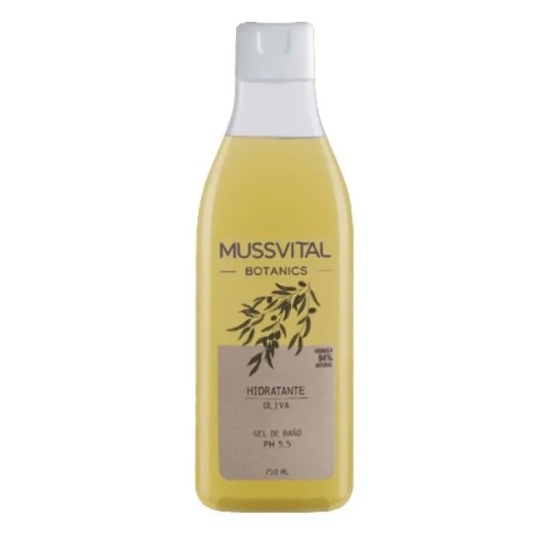 Mussvital Botanics Gel da bagno all’oliva 750 ml