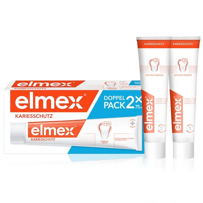 Dentifricio Elmex Carie 2x75ml