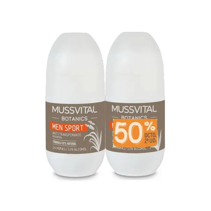 Mussvital Botanics Deo Uomo Sport 2x75ml