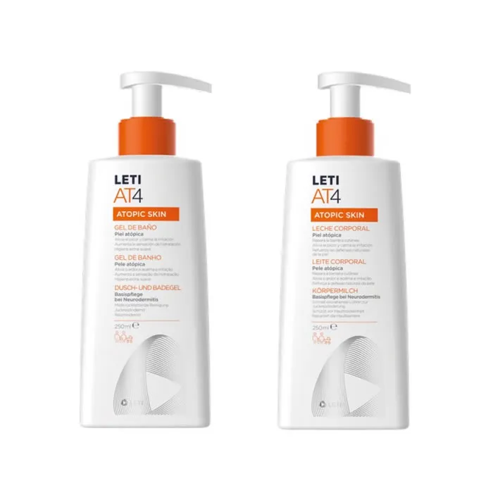 Leti At4 Latte Corpo 250ml Set 2 Pezzi