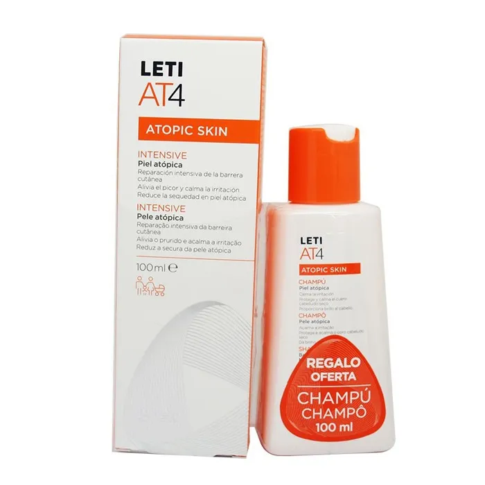 Leti At4 Crema Intensiva 100ml Set 2 Pezzi