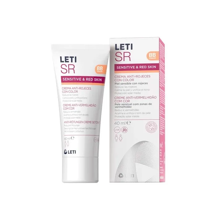 Letisr Crema Colorata Anti Rossore Spf20 40ml