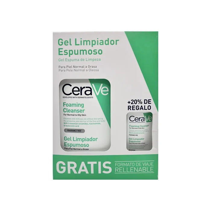 Cerave Gel Detergente Schiumogeno 473ml Set 2 Pezzi