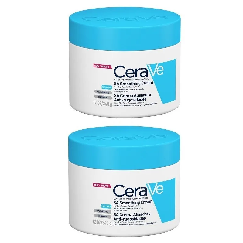 Cerave SA Crema Levigante Anti-Ruvidità 2x340g