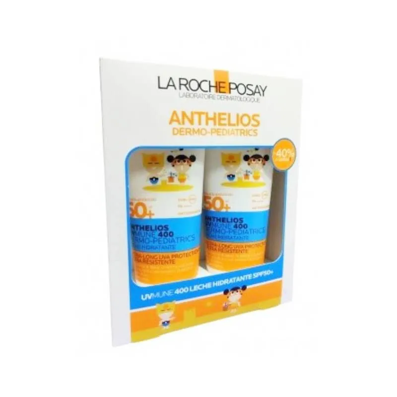 La Roche Posay Anthelios UV mune 400 Dermo-Pediatrics Latte Idratante Spf50+ 2x250ml
