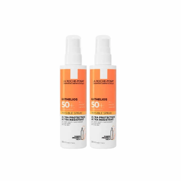 La Roche Posay Anthelios Invisible Spray Spf50+ 2x200ml La Roche Posay Anthelios Invisible Spray Spf50+ 2x200ml