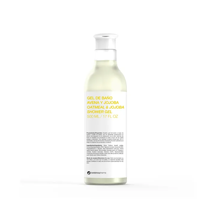 Gel da bagno all’avena e jojoba Botánicapharma 500 ml