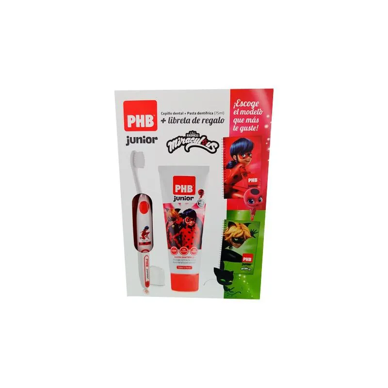 Pbh Phb Pack Junior Pasta 75ml Cepillo Regalo Esclusivo Ladybug
