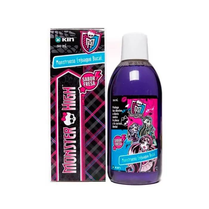 Collutorio Kin Monster High alla fragola 500 ml