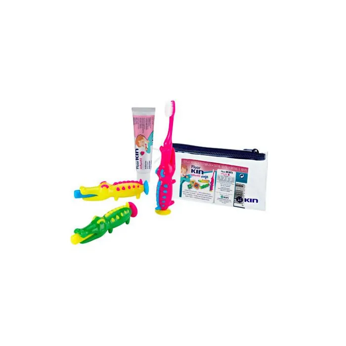 Fluorkin Coccodrillo da viaggio per bambini, lotto da 3 pezzi