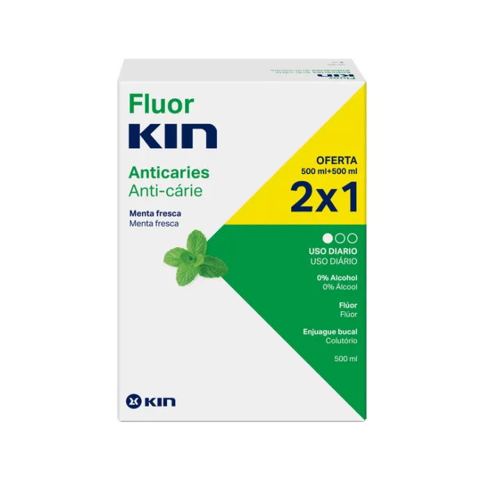 Collutorio Kin Fluor Kin 2x500ml