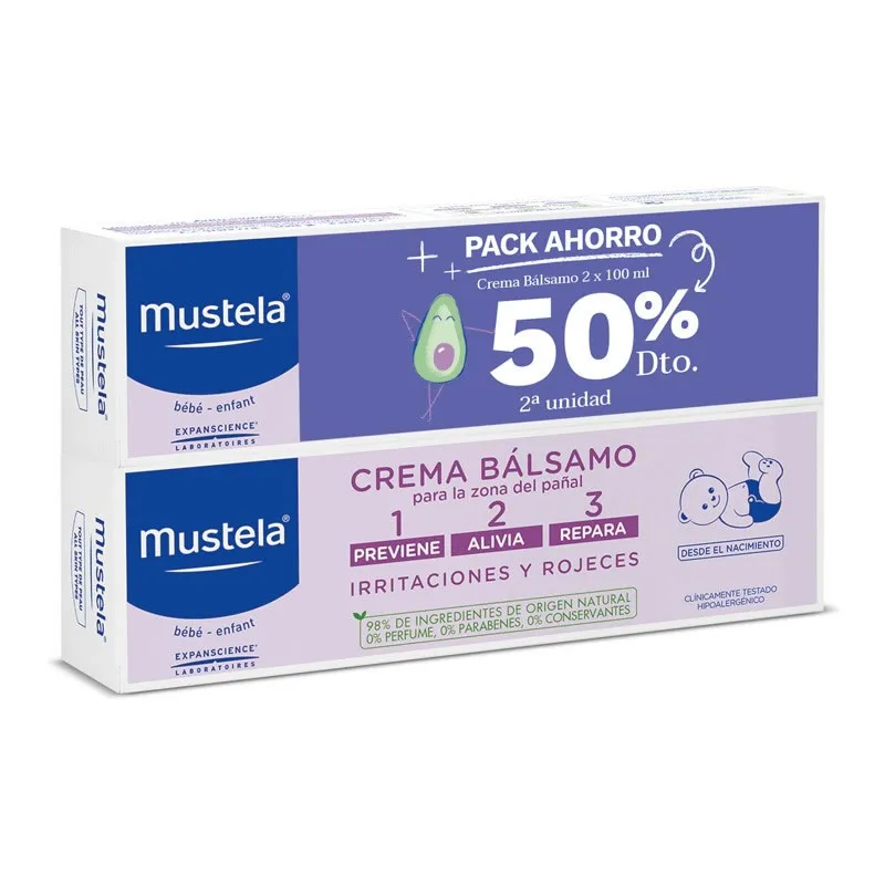 Mustela Balsamo Crema 2x100ml