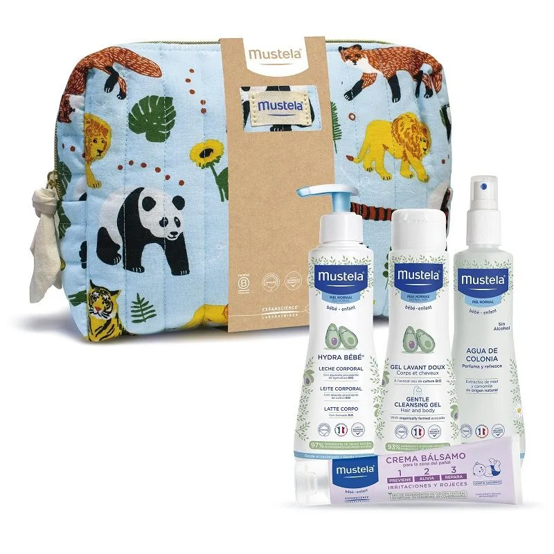 Set di 5 trousse da toilette Mustela Jungle Baby
