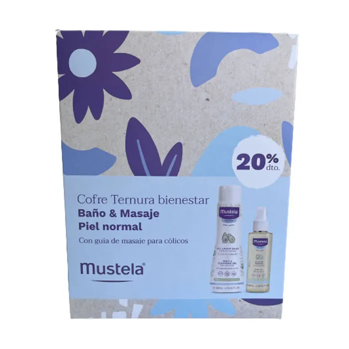Mustela Set Bagno e Massaggio Pelle Normale 2 Pezzi