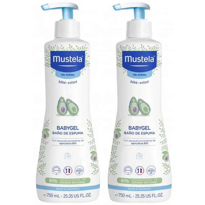 Mustela Babygella Bagno Schiuma 2x750ml