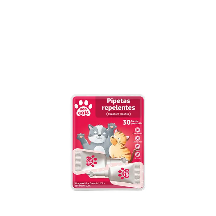 Pipette repellenti per insetti Neovital Cats 2 unità