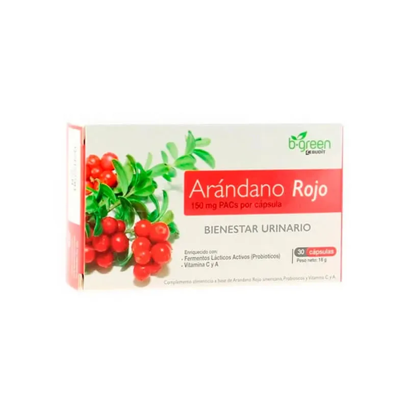 Probiotici al mirtillo rosso B-Green 30 capsule