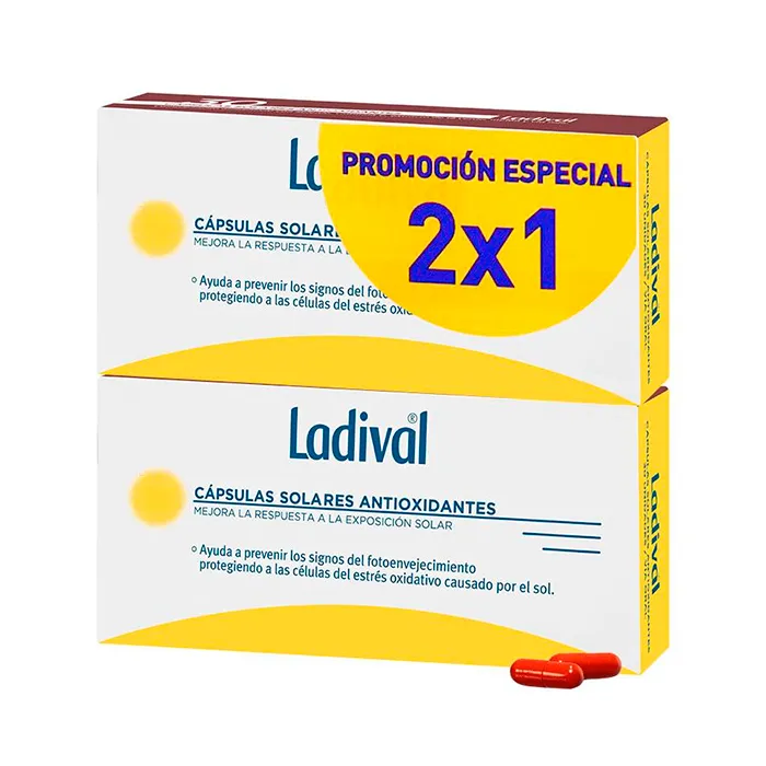 Capsule solari antiossidanti Ladival 2×30 capsule