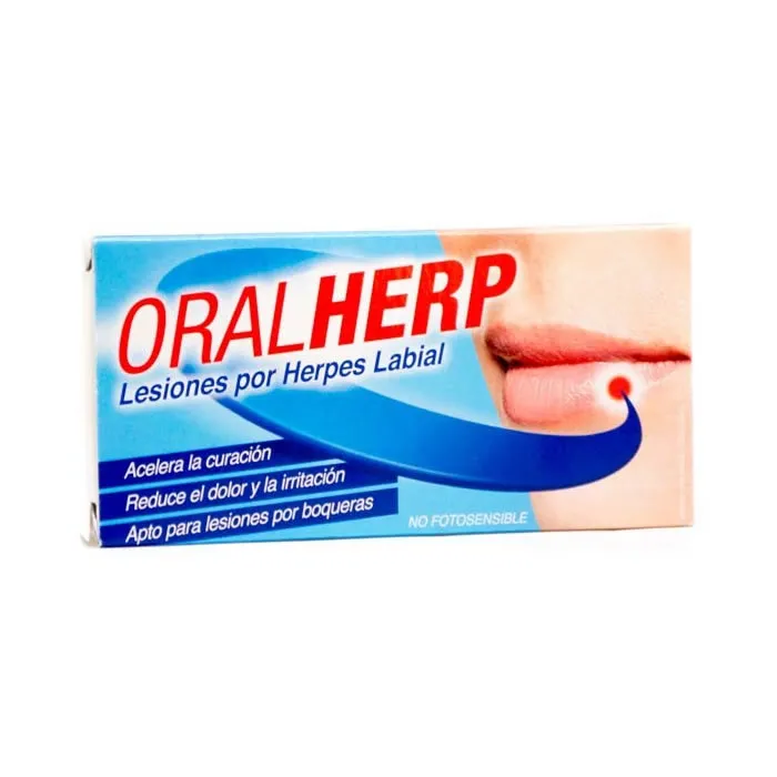 Crema trasparente Oral Herp per herpes labiale 6 ml