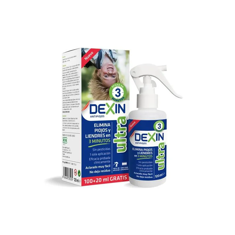 Dexin Anti-pidocchi e lendini 120ml Scrunchie regalo con Tea Tree
