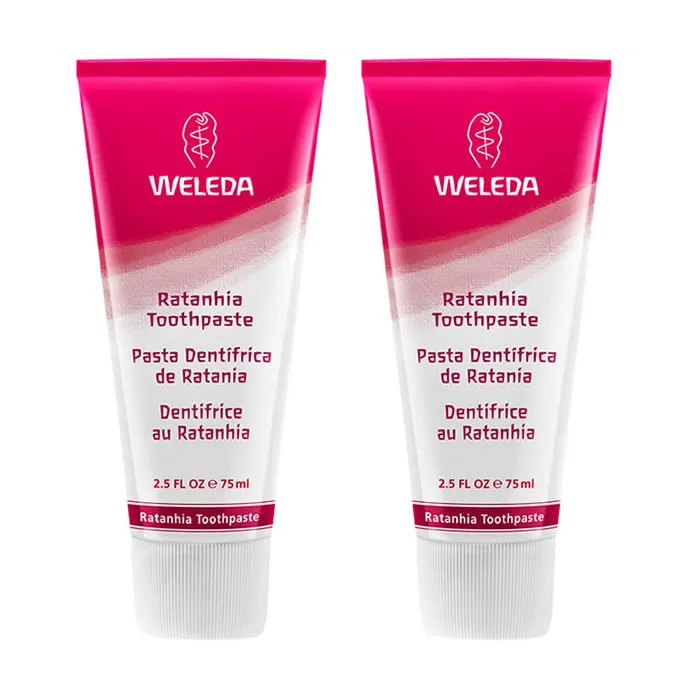 Dentifricio Weleda Ratanhia 2x75ml