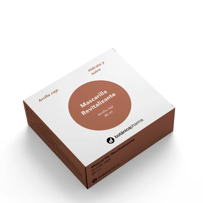 Maschera rivitalizzante all’argilla rossa Botanica Pharma 80 ml