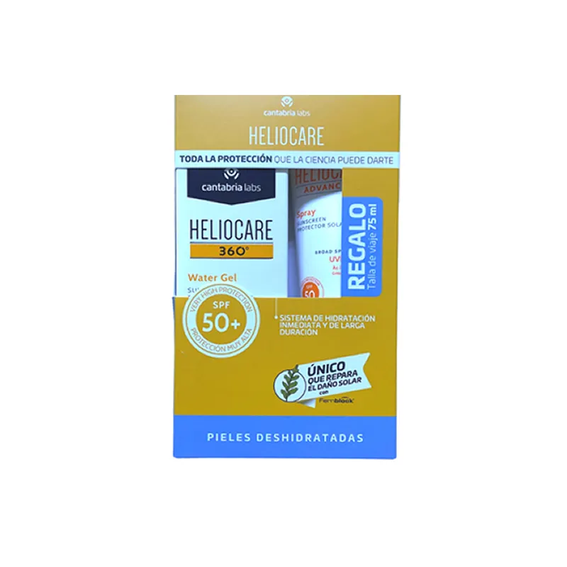 Heliocare 360 ??Water Gel Spf50+ 50 ml Set 2 pezzi