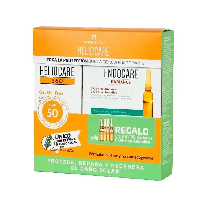Heliocare 360º Gel Oil Free Spf50 50 ml Set 2 Pezzi
