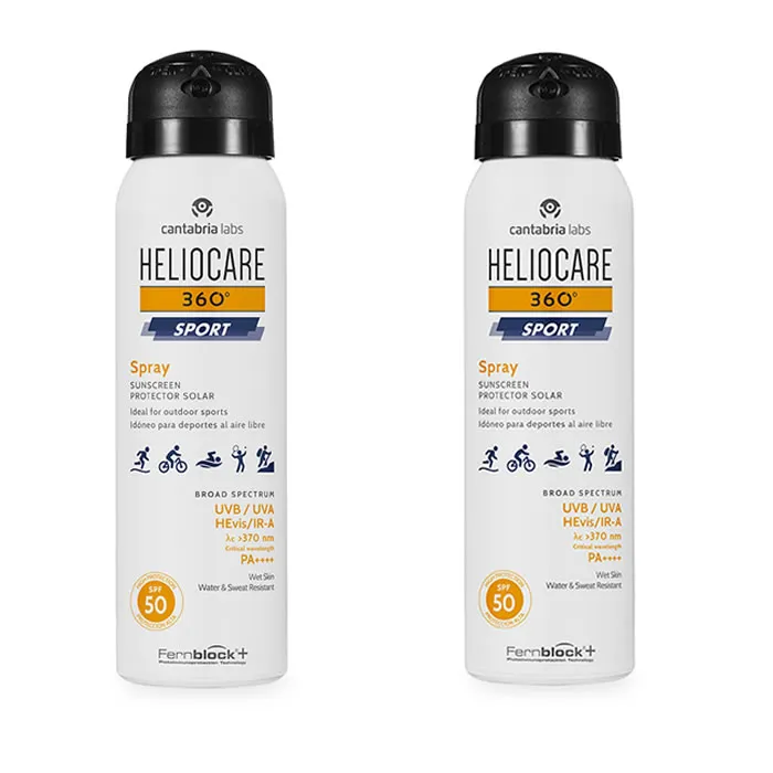 Heliocare 360º Sport Spray Protezione Solare Spf50 2x100ml