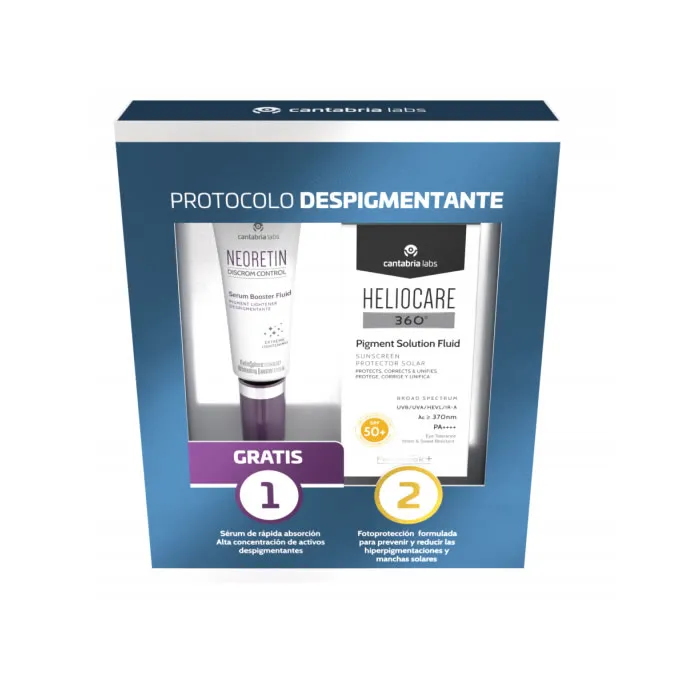 Heliocare 360 ??Pigment Solution Fluid Spf50+ 50 ml Set 2 Pezzi