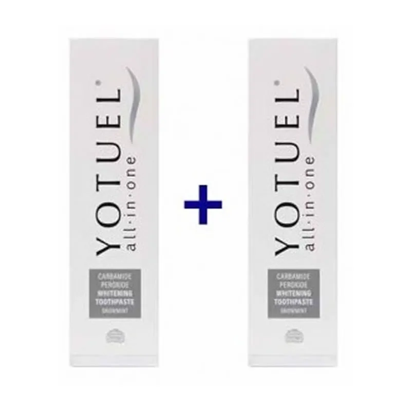 Yotuel Duo Pack All in One Snowmint Dentifricio sbiancante 2 x 75 ml