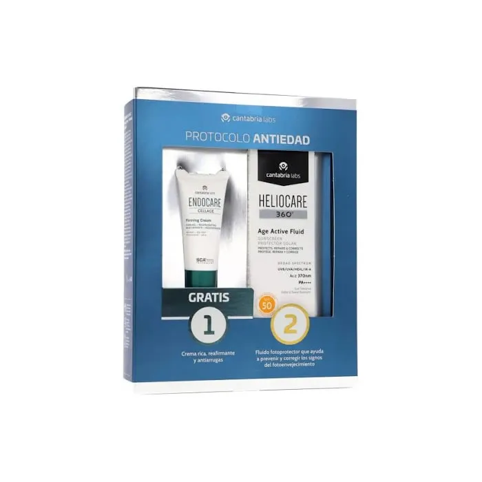 Heliocare 360 ??Age Active Fluid Spf50 50 ml Set 2 Pezzi
