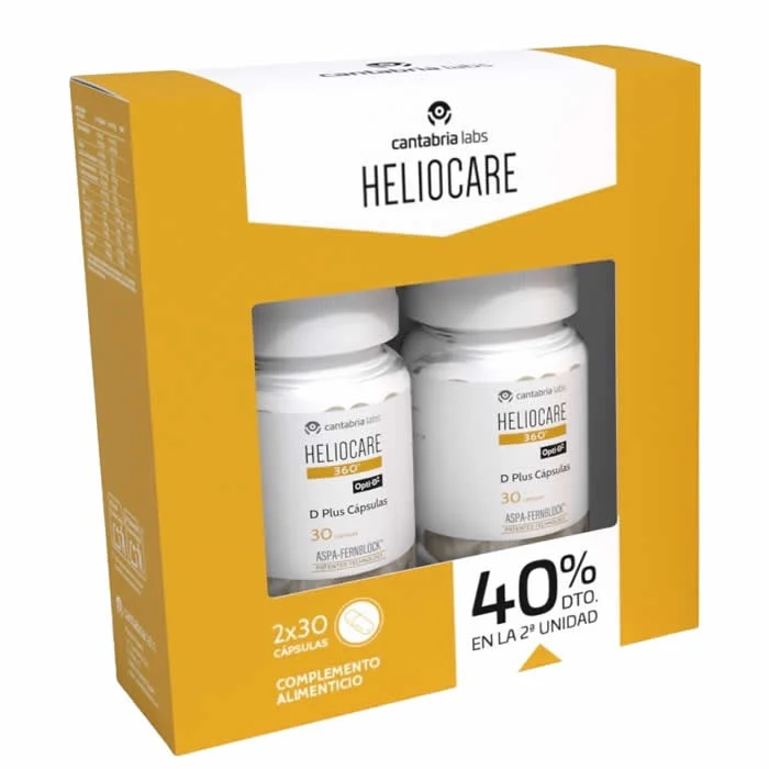 Heliocare 360 D Plus Cápsulas 2x30 Capsules Heliocare 360 D Plus Cápsulas 2×30 Capsules