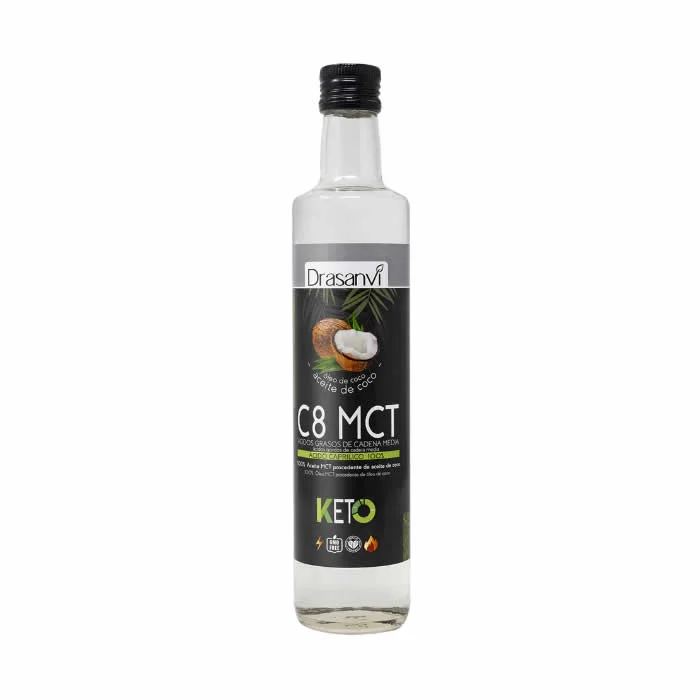 Keto Drasanvi MCT Pure Coconut Oil 100% C8 500 ml