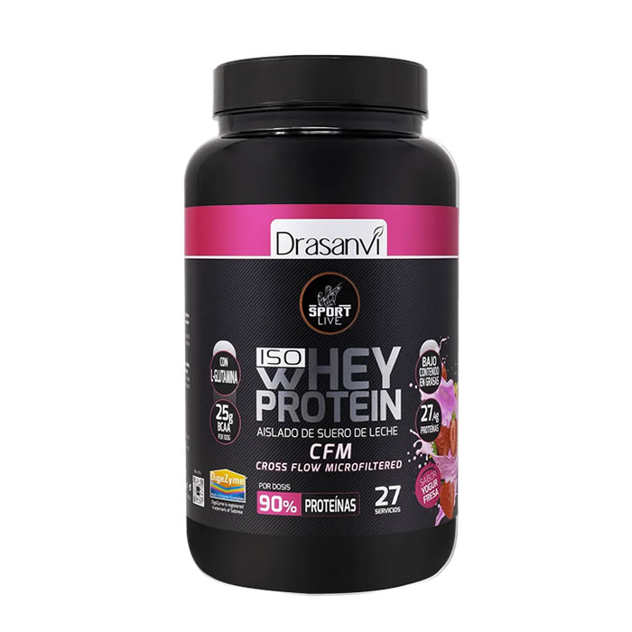 Drasanvi Whey Protein Strawberry Yogurt Flavor 800g Image 1