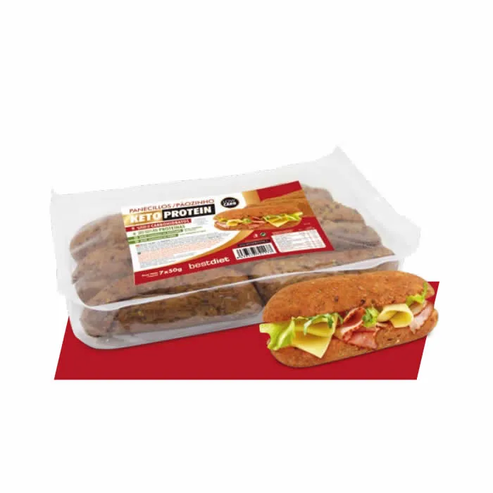 Panini proteici chetogenici 7x50g