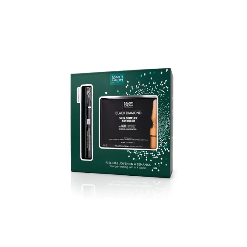 Martiderm Black Diamond Skin Complex Advanced 30 Fiale Set 2 Pezzi