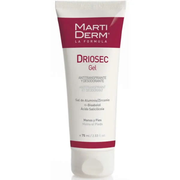 Martiderm Driosec Gel Deodorante per Mani e Piedi 75ml