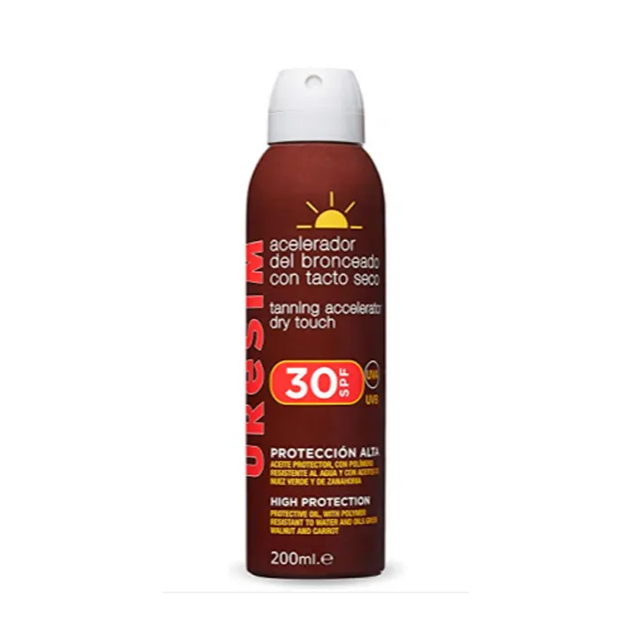 Spray acceleratore di abbronzatura Uresim Gas Spf30 200ml