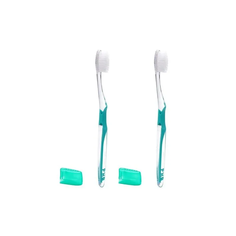 Spazzolino da denti morbido Phb Plus per adulti, 2 unità