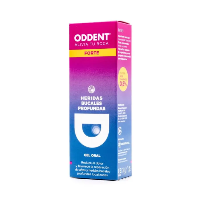Oddent Forte Gel Orale Ferite Profonde della Bocca 8ml