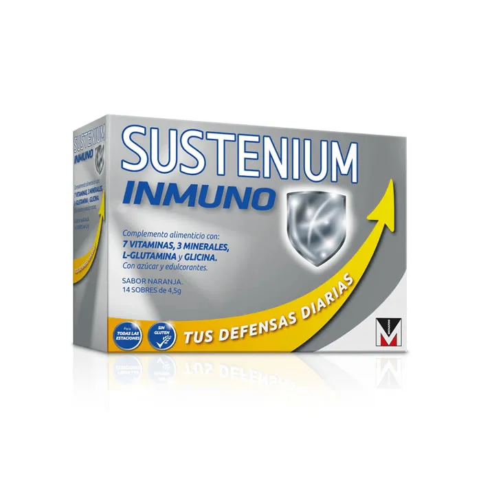 Sustenium Immuno Integratore Alimentare Gusto Arancia 14 Bustine