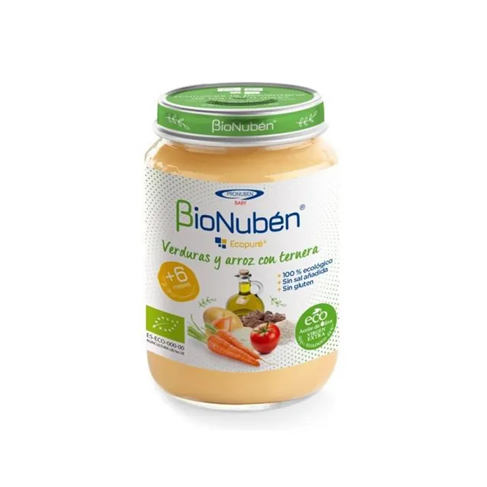 Bionubén Ecopure Verdure Riso Manzo 250g