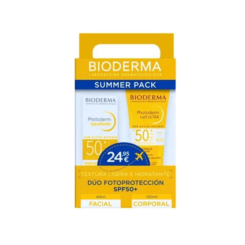 Bioderma Photoderm Max Aquafluide Spf50+ 40ml Set 2 pezzi