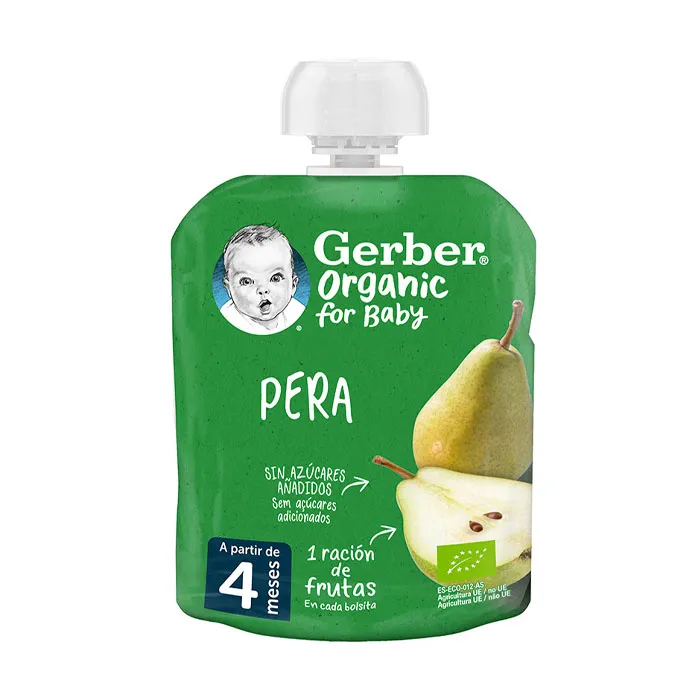 Gerber Pouch Pera biologica 90 g