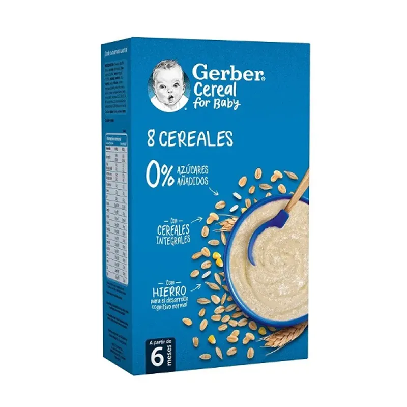 Gerber Porridge 8 Cereali +6 Mesi 475g
