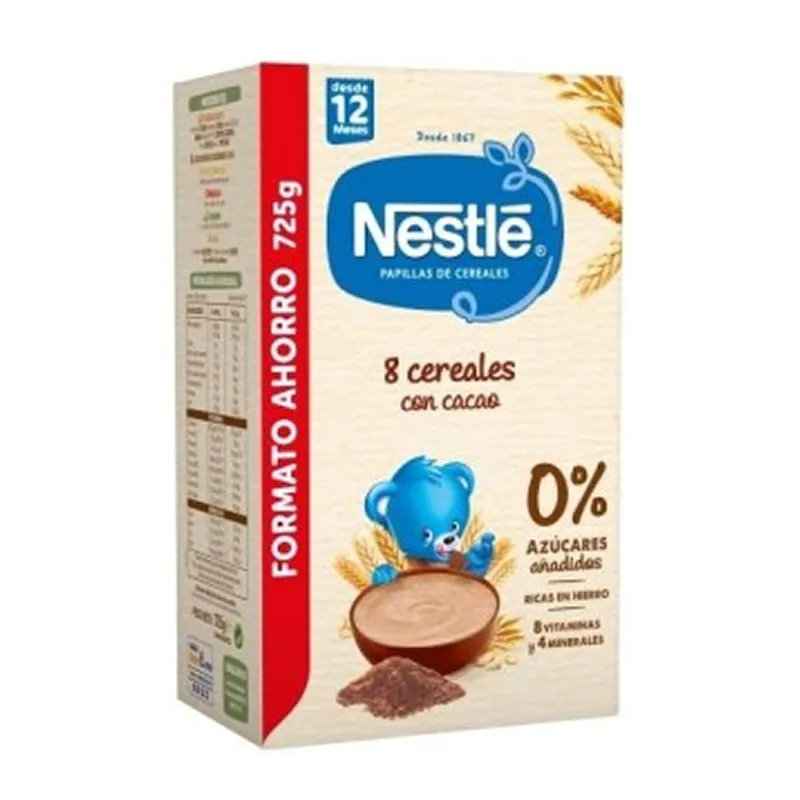 Nestlé Porridge 8 Cereali con Cacao 725g