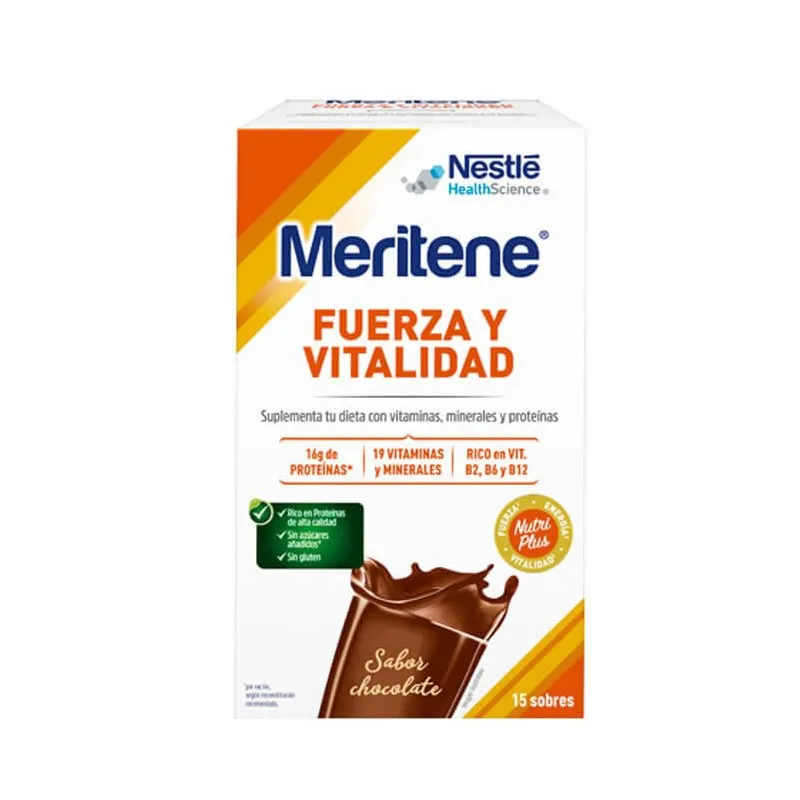 Meritene Forza e Vitalità Gusto Cioccolato 15x30g