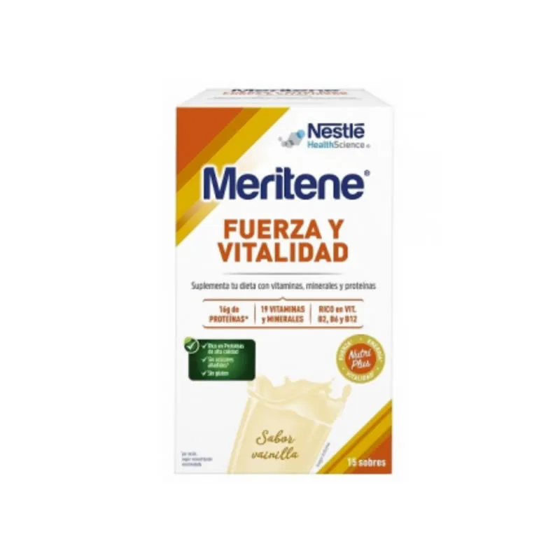Meritene Forza e Vitalità Gusto Vaniglia 15x30g
