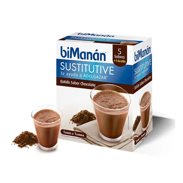 Bimanán Sustitutive Chocolate Milkshake 5 unità